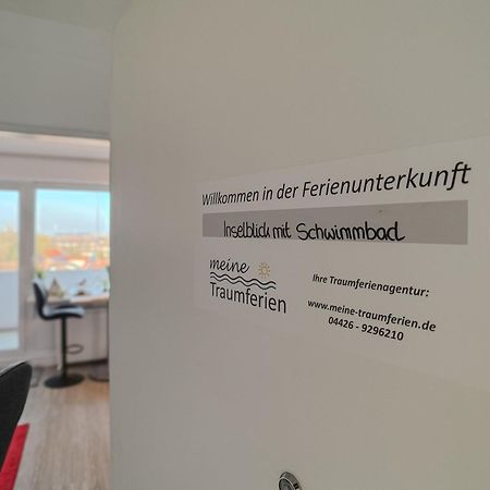 Fewo Inselblick Mit Schwimmbad - Horumersiel Zewnętrze zdjęcie